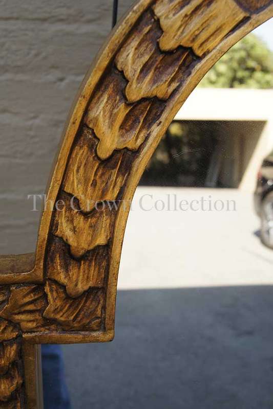 Gilded Arch Top Mirror