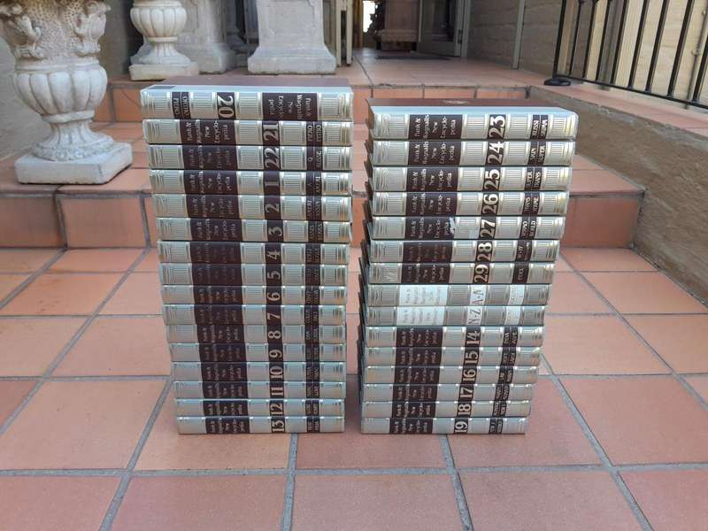 A 20th Century USA Set of Twenty Nine (29) Funk and Wagnalls New Encyclopaedia Books