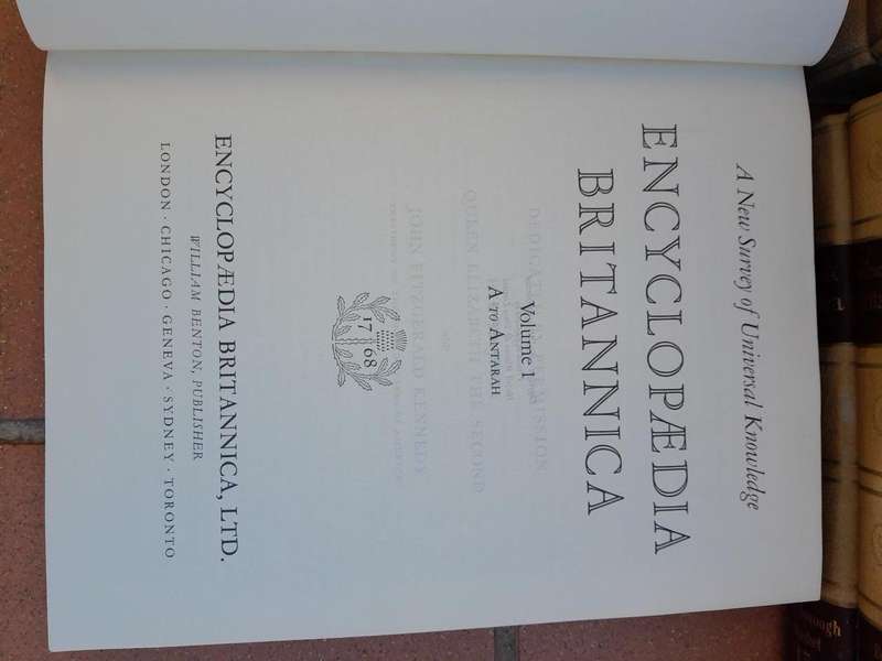 A 20th Century Set of Twenty Four Encyclopaedia Britannica Books