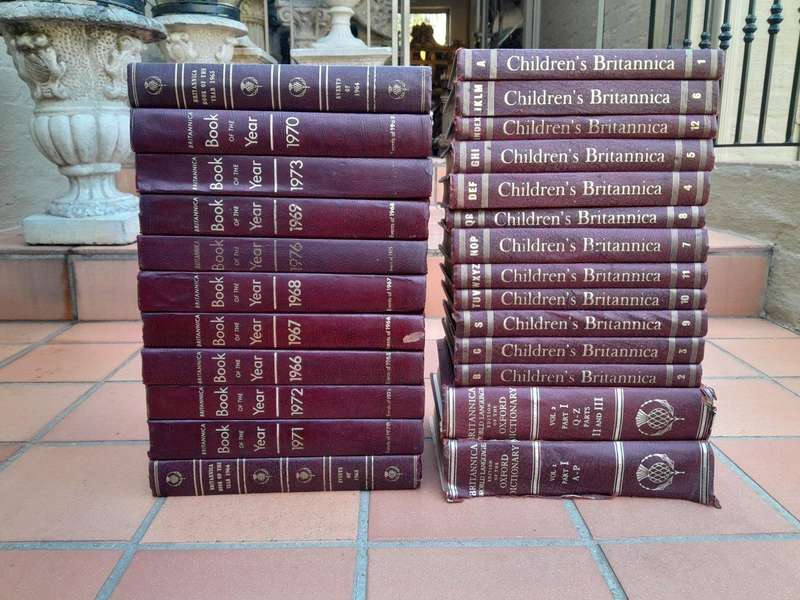 A 20TH Century Set Of 25 Books (25) Books. Comprising Twelve (12) Children Encyclopaedias, 2 Brit...