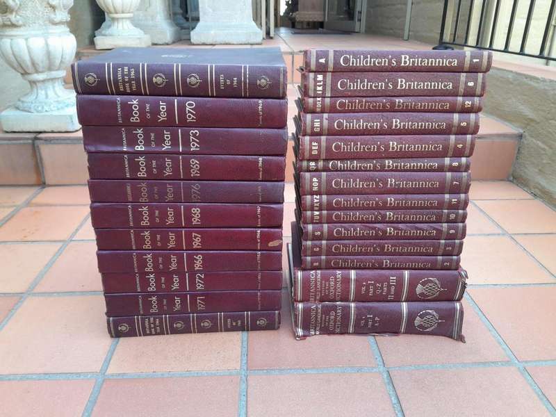 A 20TH Century Set Of 25 Books (25) Books. Comprising Twelve (12) Children Encyclopaedias, 2 Brit...
