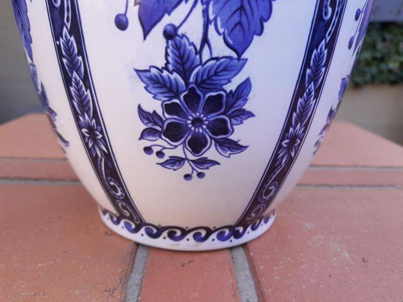 A 20th Century Delfts Blue And White Vase