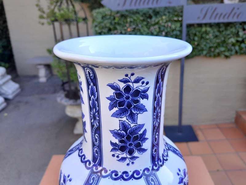 A 20th Century Delfts Blue And White Vase