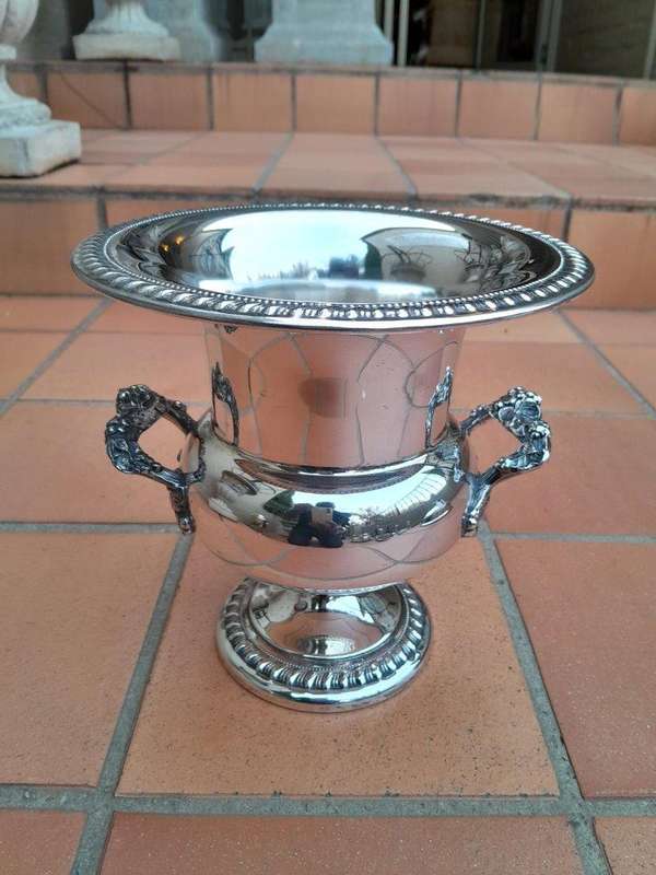 A Late 20th Century Georgian Style Silver-Plate Wine Cooler