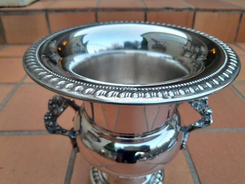 A Late 20th Century Georgian Style Silver-Plate Wine Cooler