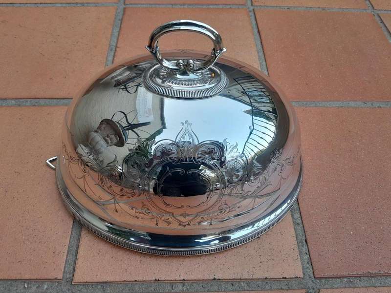 A 20th Century Sheffield Silver-Plate Food Dome By Lee & Wigfull