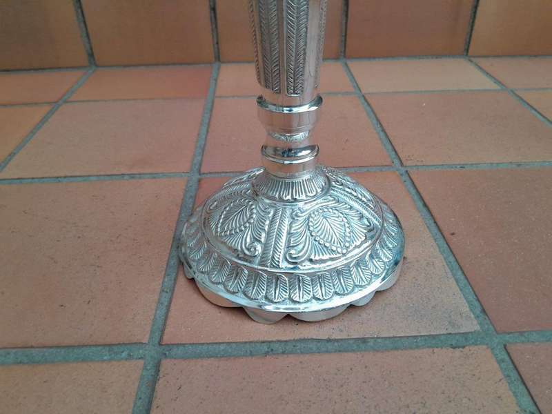 A 20TH Century Pair of Five Arm Candelabras