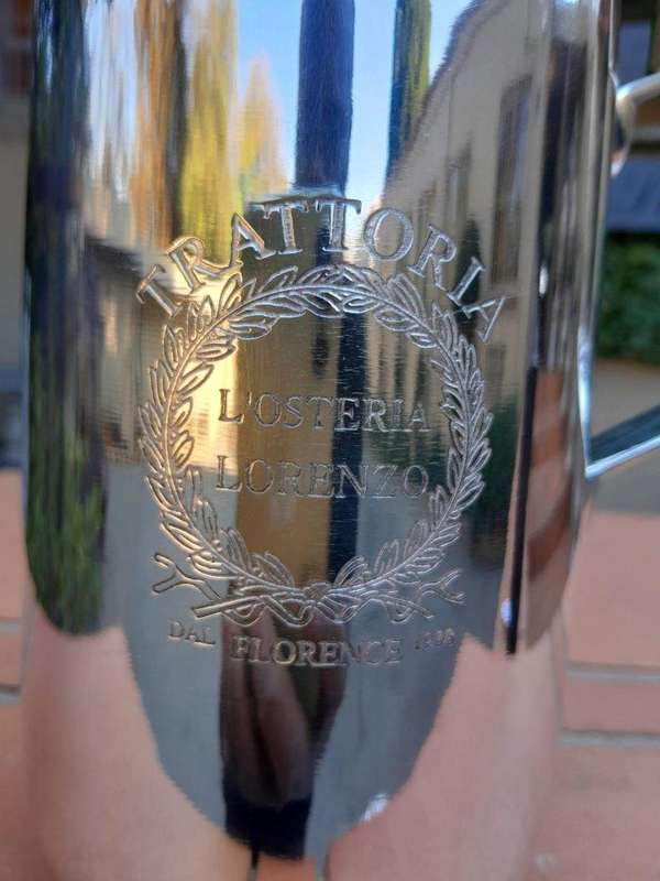 A 20th Century / Circa 1938 Pair Of Water Jugs Made In Florence / Italy