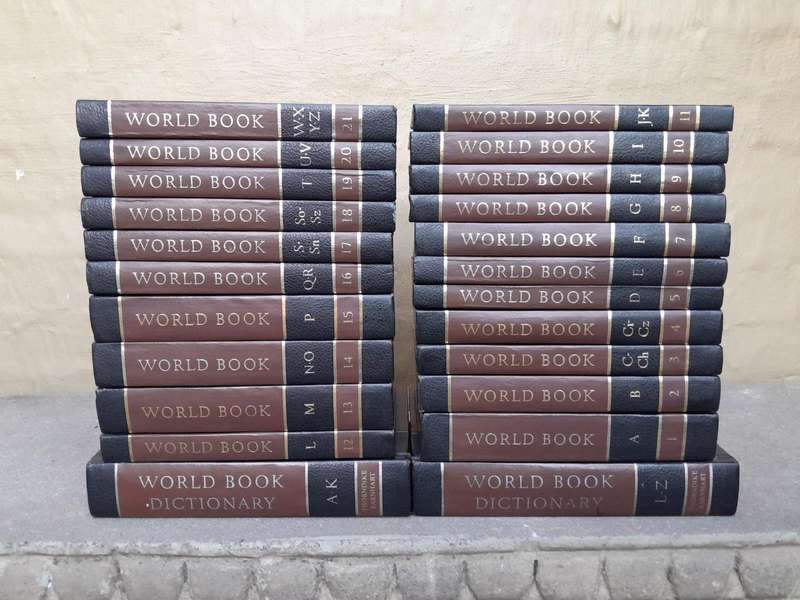 A 20TH Century Set of Twenty Three (23) Volumes of a Complete Set of World Book Encyclopaedia inc...