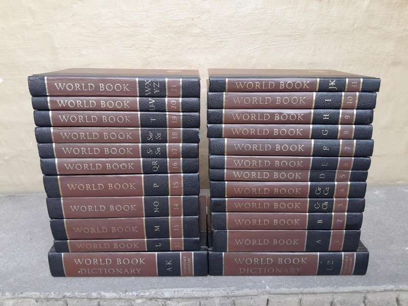 A 20TH Century Set of Twenty Three (23) Volumes of a Complete Set of World Book Encyclopaedia inc...