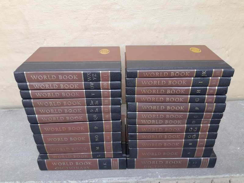 A 20TH Century Set of Twenty Three (23) Volumes of a Complete Set of World Book Encyclopaedia inc...