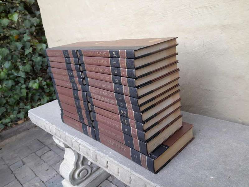 A 20TH Century Set of Twenty Three (23) Volumes of a Complete Set of World Book Encyclopaedia inc...