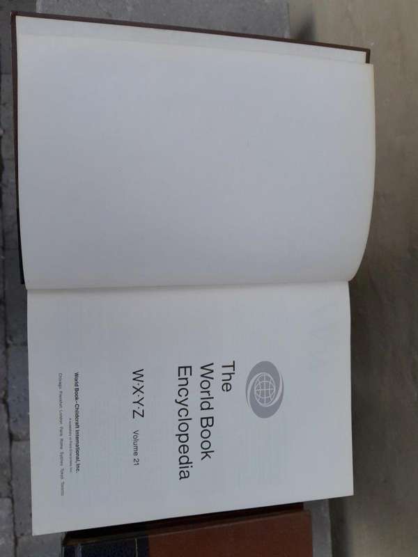 A 20TH Century Set of Twenty Three (23) Volumes of a Complete Set of World Book Encyclopaedia inc...