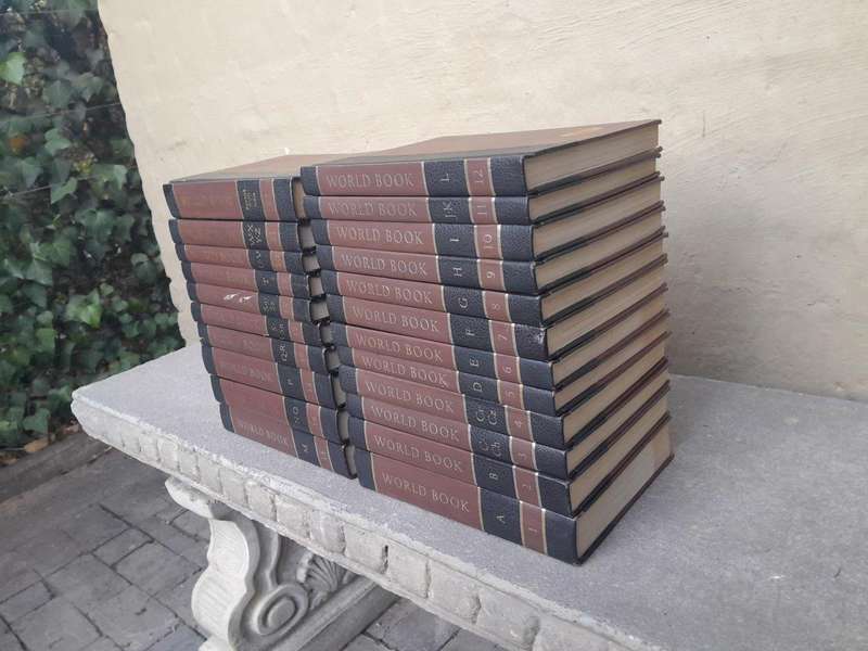 A 20TH Century Set of Twenty Two (22) Volumes of a Complete Set of World Book Encyclopaedia