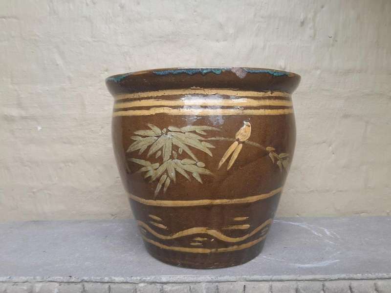 A 20th Century Pair Of Chinese Jardinieres Of Large Proportions