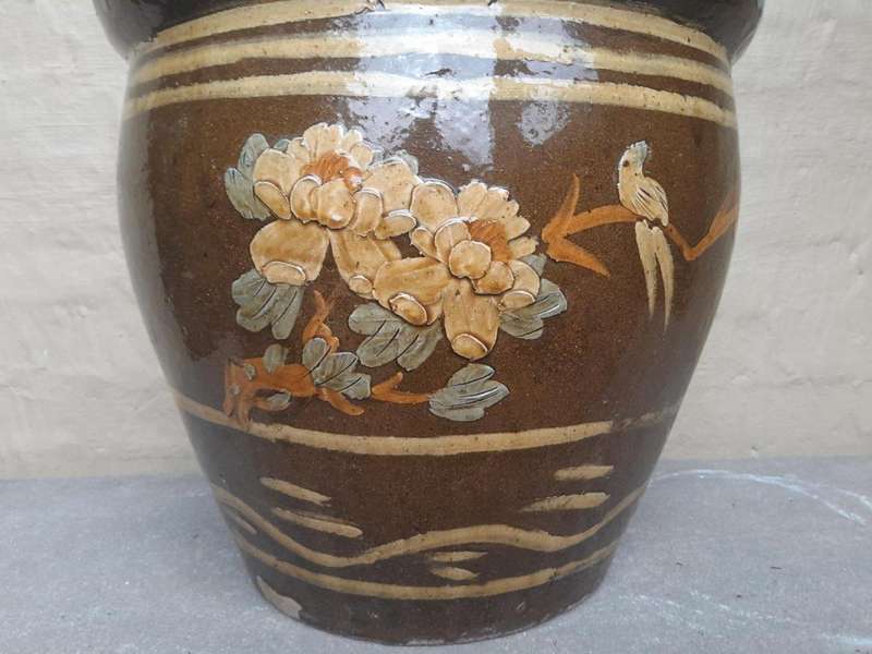A 20th Century Pair Of Chinese Jardinieres Of Large Proportions