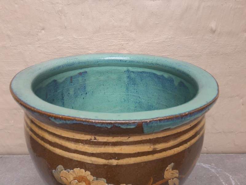 A 20th Century Pair Of Chinese Jardinieres Of Large Proportions