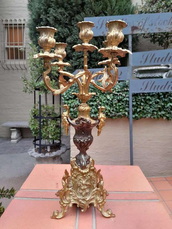 A Pair Of 20th Century French Style Candelabras