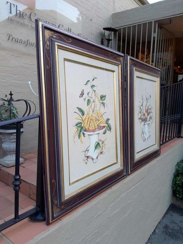 A 20TH Century Pair of English Signed and Numbered Framed Photolithographs