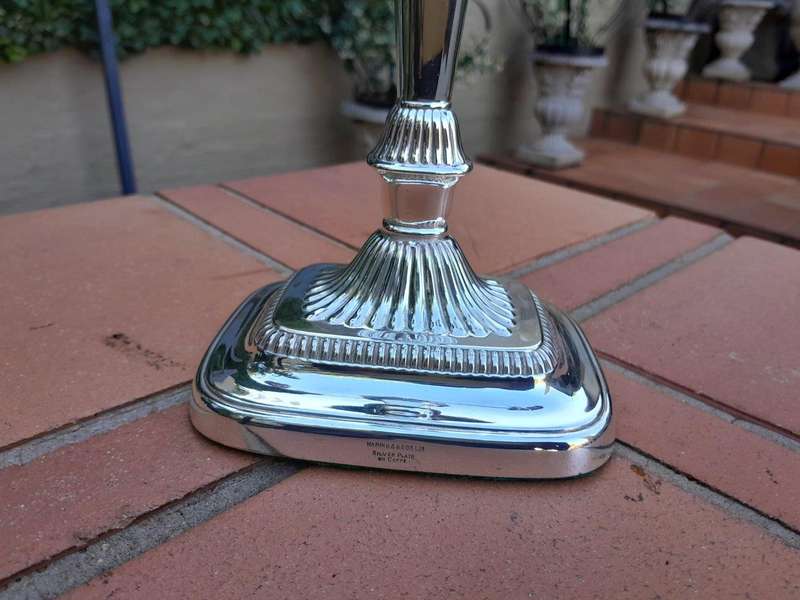 A Regency Style Silver-Plated Mappin And Webb Candelabra