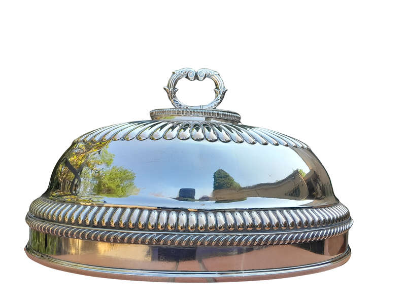 A 19th Century Old Sheffield Silver-Plate Food Dome