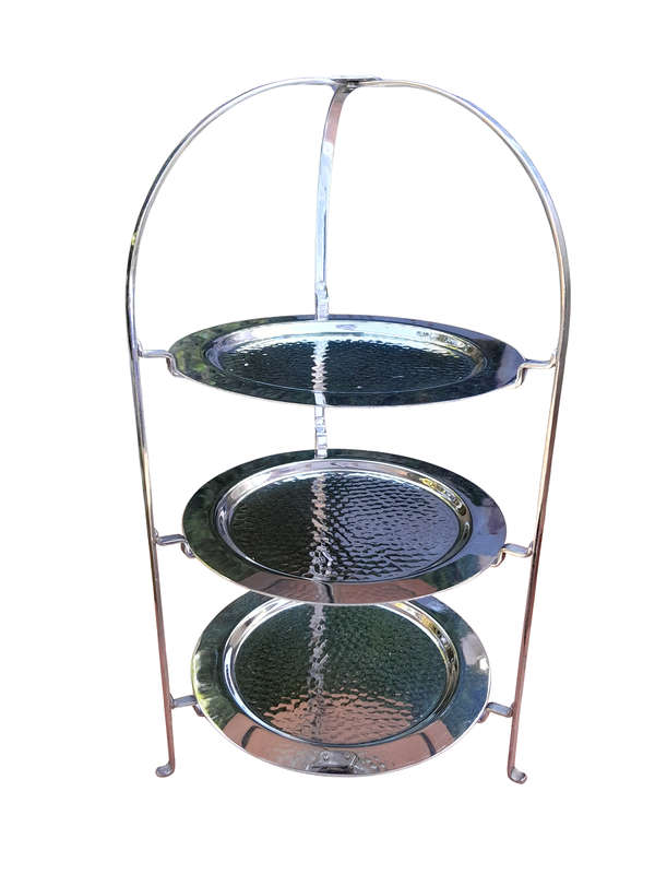 A 20th Century Silver-Plate Cake / Food Circular Stand
