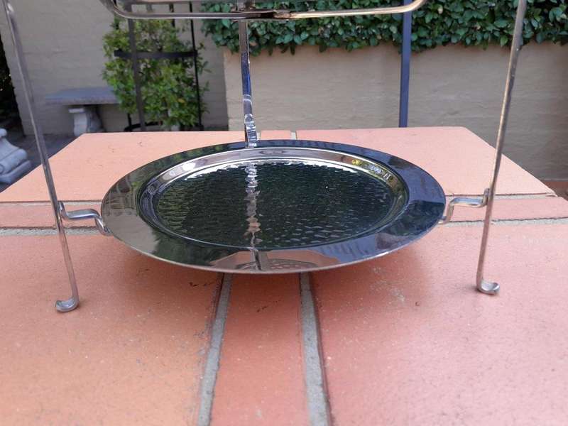 A 20th Century Silver-Plate Cake / Food Circular Stand