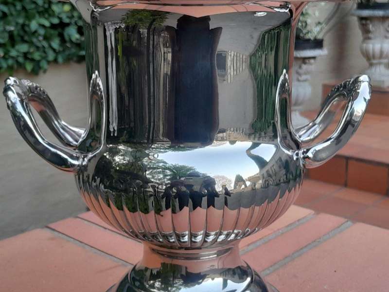 A 20th Century Silver-Plate Champagne / Wine Cooler with Handles