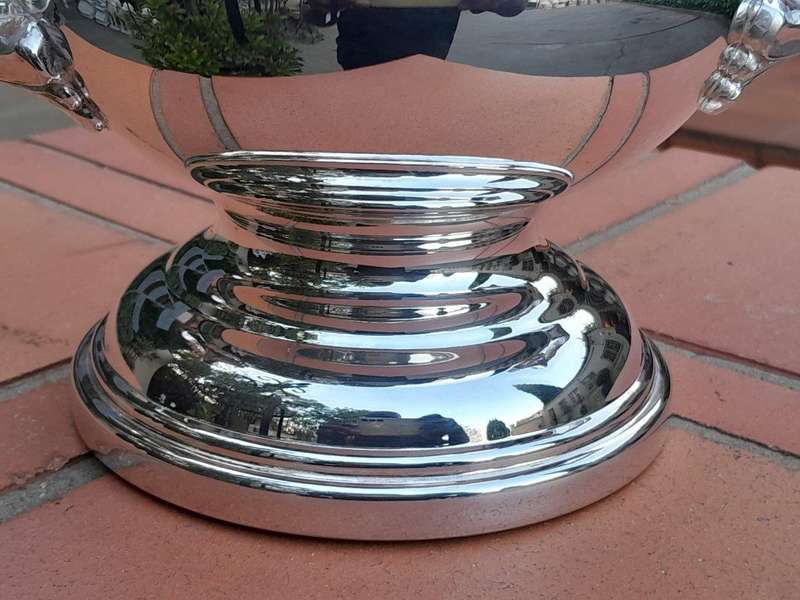 A 20th Century Silver-Plate Champagne / Wine Cooler with Handles