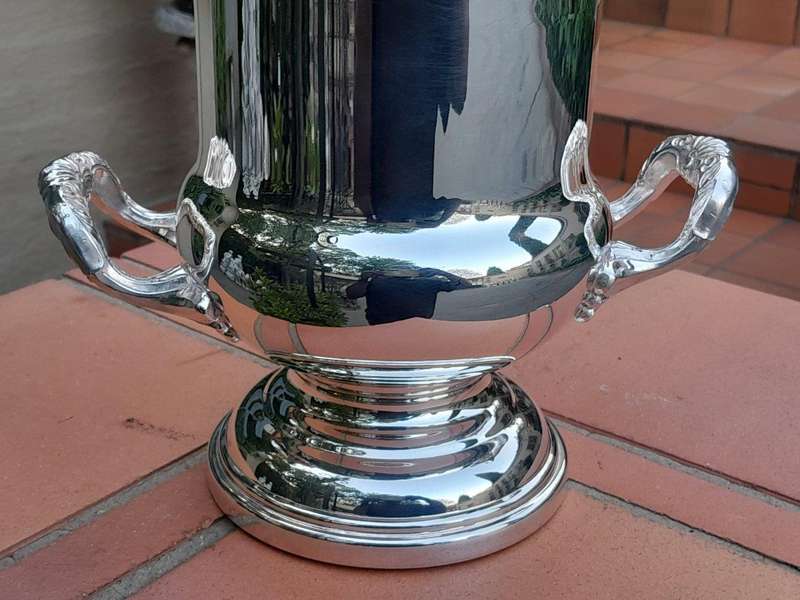 A 20th Century Silver-Plate Champagne / Wine Cooler with Handles