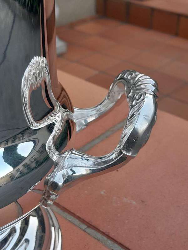 A 20th Century Silver-Plate Champagne / Wine Cooler with Handles