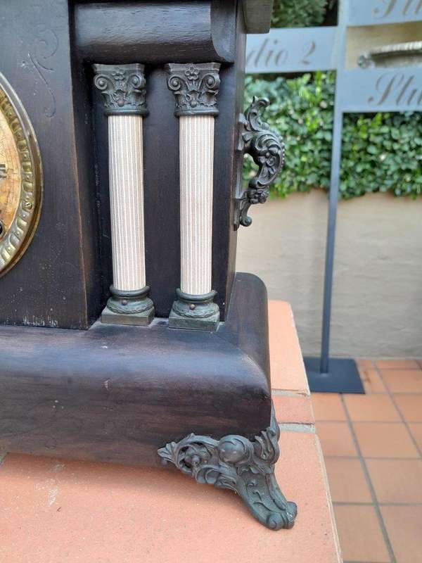 An Antique Edwardian Black Clock