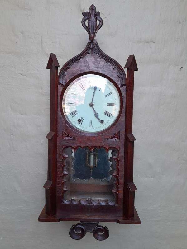 A 19th Century Antique Circa 1855 British Handmade Clock