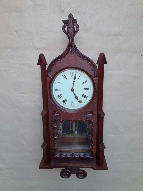 A 19th Century Antique Circa 1855 British Handmade Clock