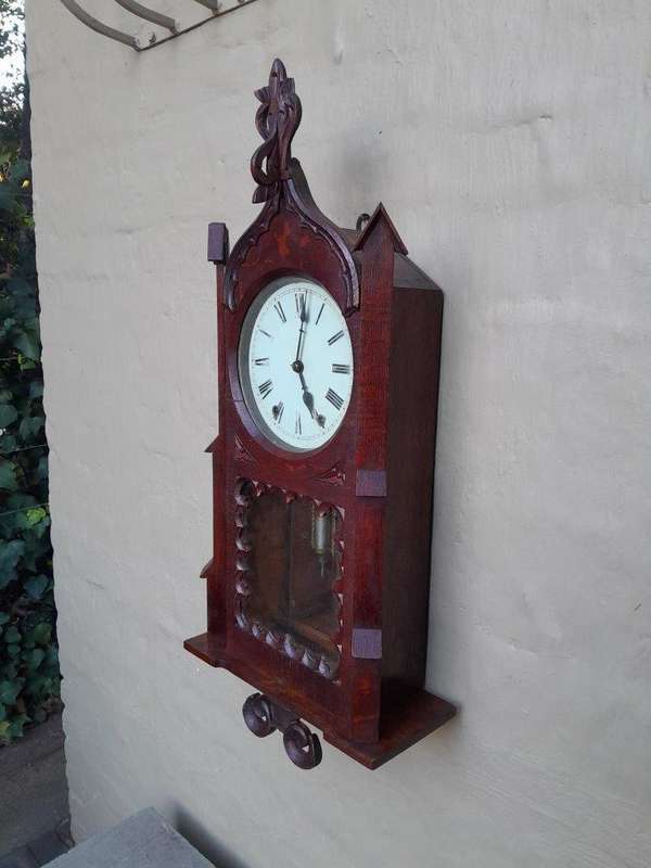 A 19th Century Antique Circa 1855 British Handmade Clock