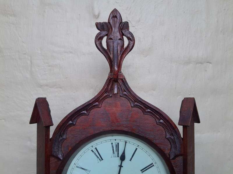 A 19th Century Antique Circa 1855 British Handmade Clock