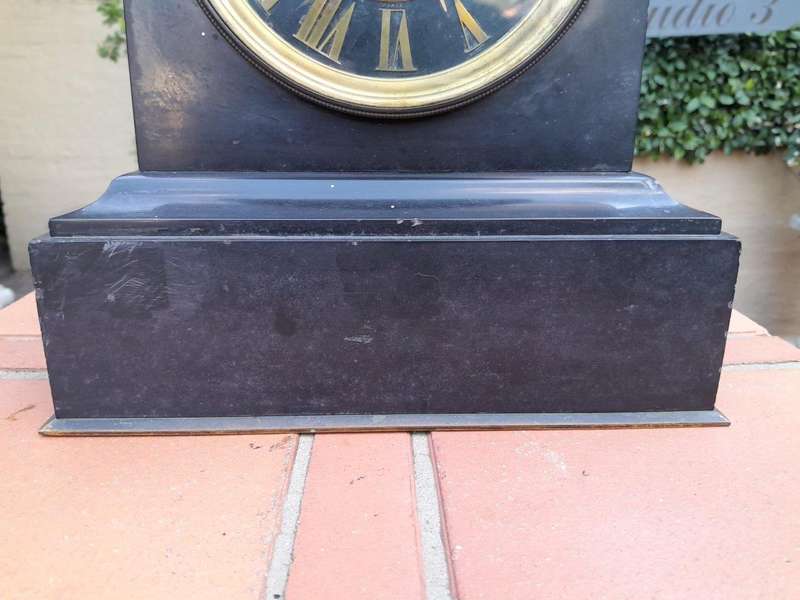 An Antique Circa 1880 French Slate Clock