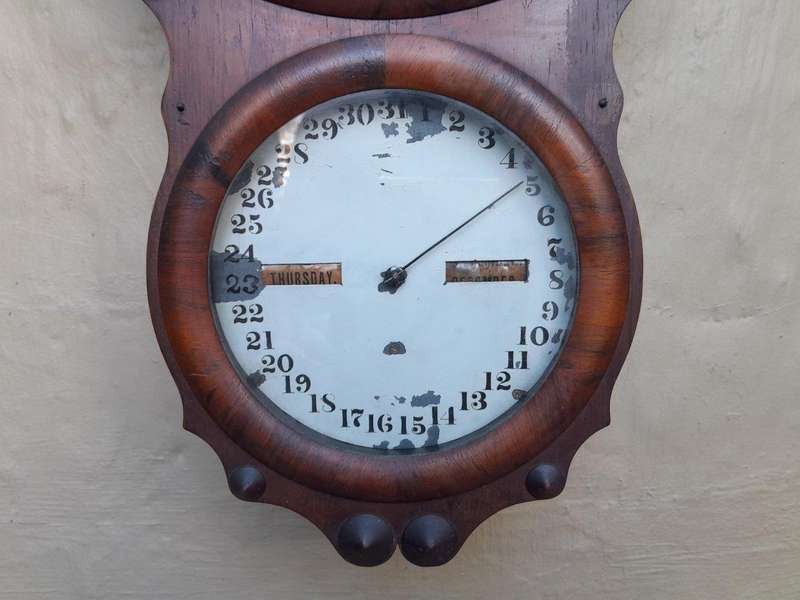 An Antique 19th Century Seth Thomas Calendar Clock