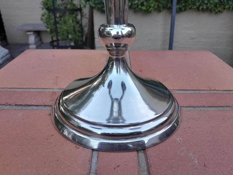 A 20th Century 4-Arm Electroplated Candelabrum