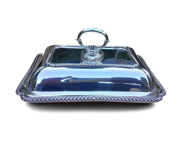 A 20th Century Electroplate Entrée Dish