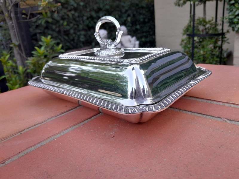 A 20th Century Electroplate Entrée Dish