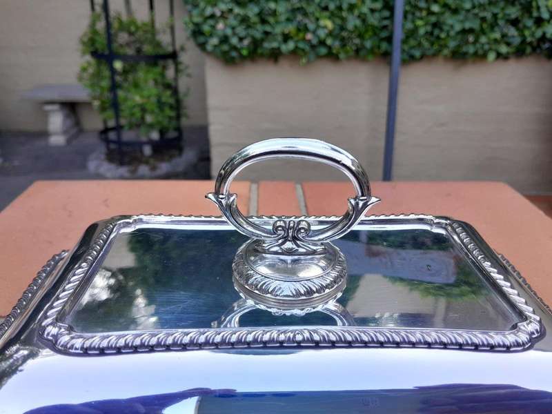A 20th Century Electroplate Entrée Dish