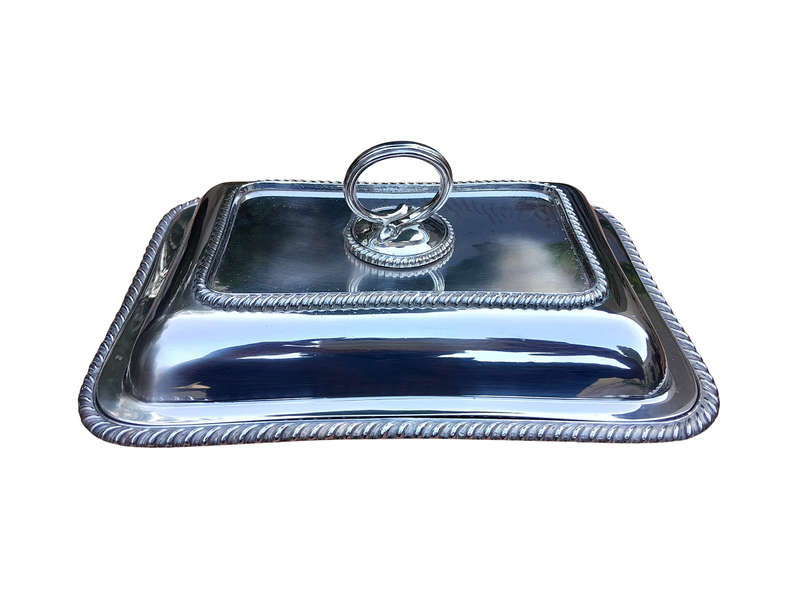 A 20th Century Electroplate Entrée Dish
