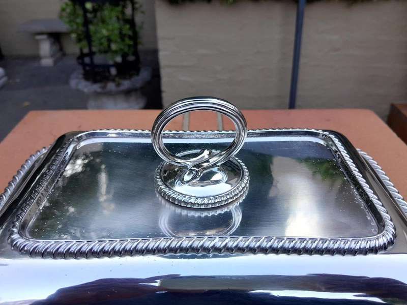 A 20th Century Electroplate Entrée Dish