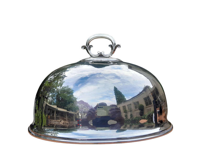 A 20th Century Electroplate Food Dome