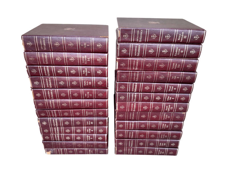 A 20th Century Set Of Encyclopedia Britannica (Comprising 24 Volume) Circa 1973         ...