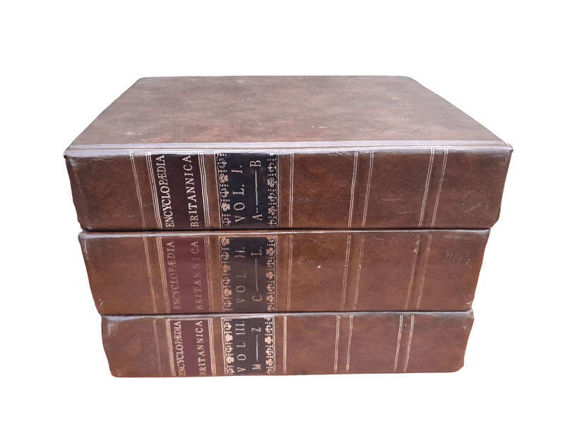 Encyclopaedia Britannica Facsimile First Edition (3 Volumes)  