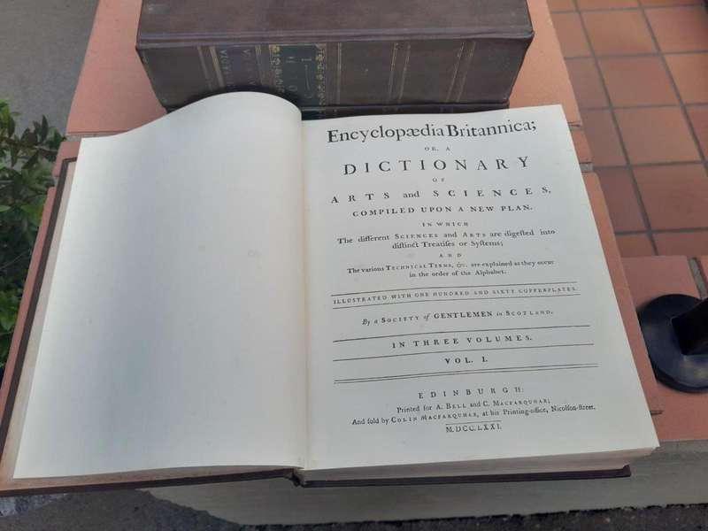 Encyclopaedia Britannica Facsimile First Edition (3 Volumes)  