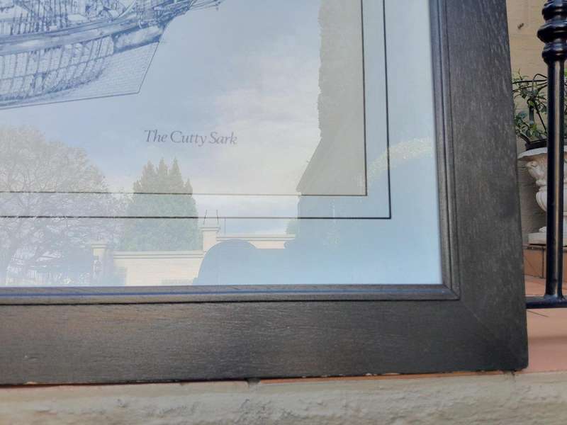 A 20th Century Signed Photolithograph of Ship Cutty Sark