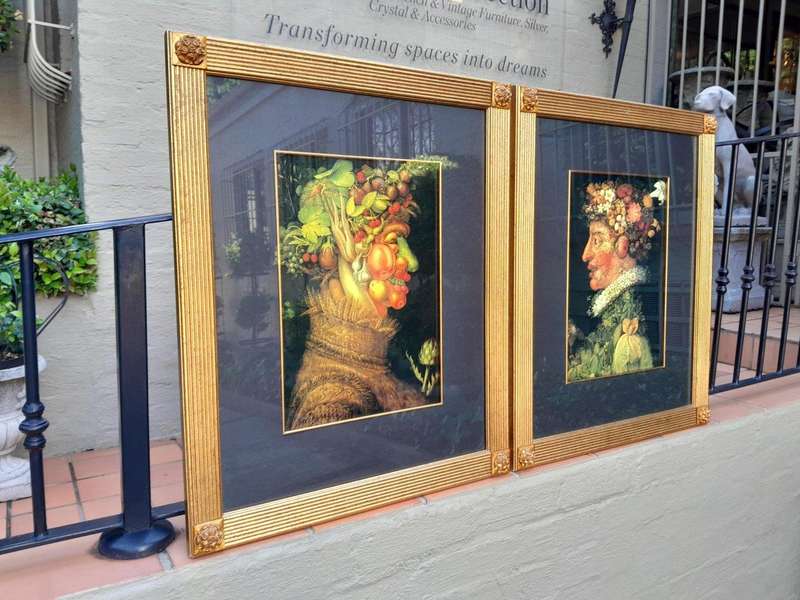 A 20th Century Pair of Photolithographs